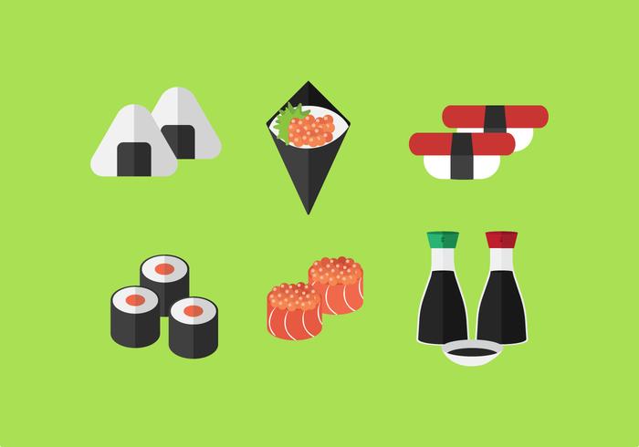 Sushi vectorial vector