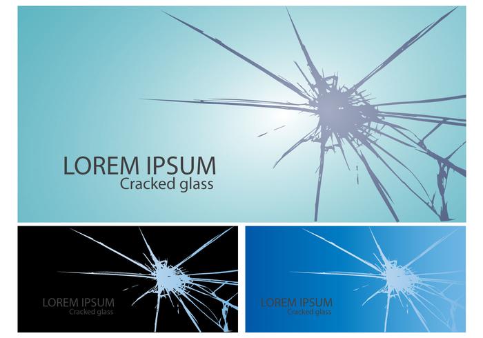 Cracked Glass Vectors Cracked Glass Vectors