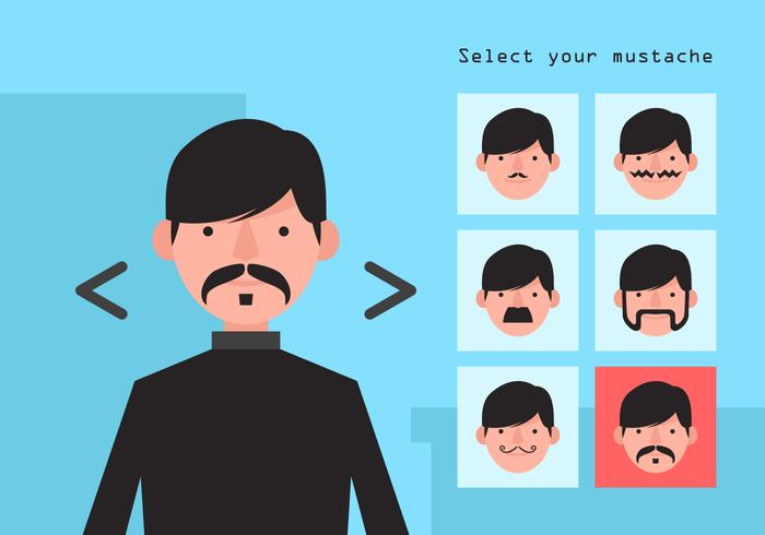 Vector Mustache Options