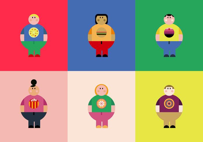 Free Overweight People Vectors Free Overweight People Vectors