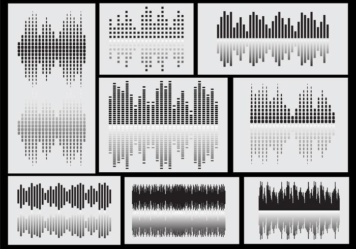 Sound Bars Icon Vectors