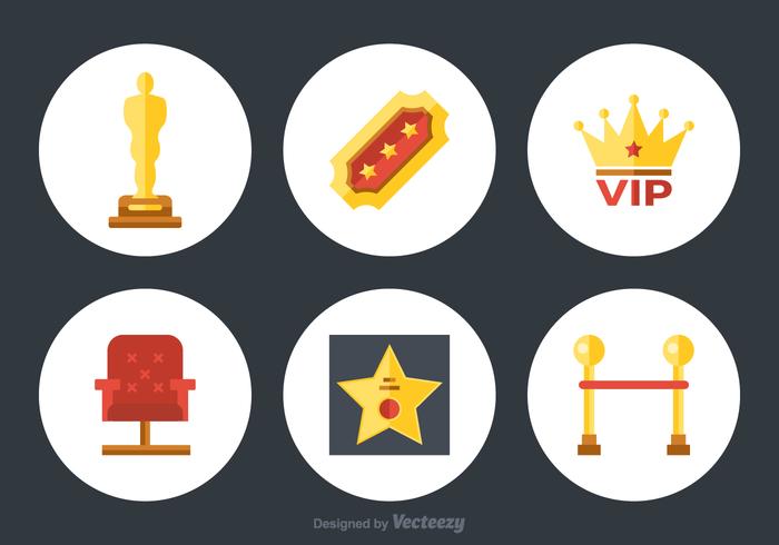 Free Flat Movie Vector Icons