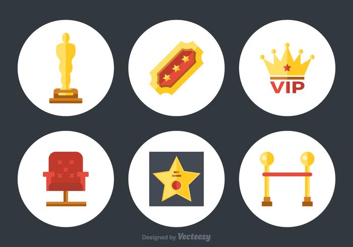 Free Flat Movie Vector Icons Free Flat Movie Vector Icons