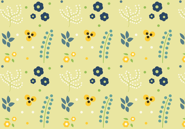 Free Floral Pattern Vector