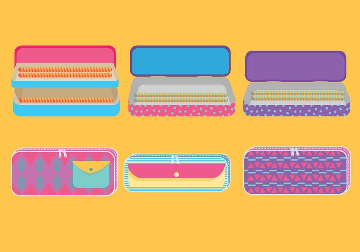 Pencil Case Vector