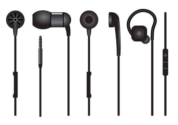Free Ear Buds Vector Free Ear Buds Vector