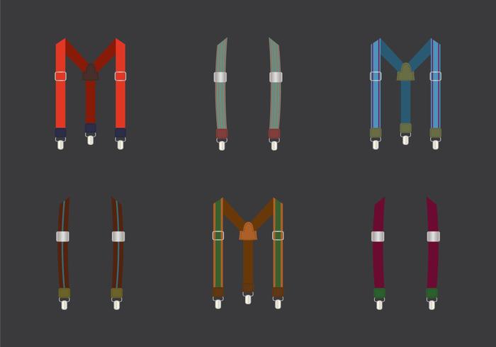 Free Suspenders Vector Illustration