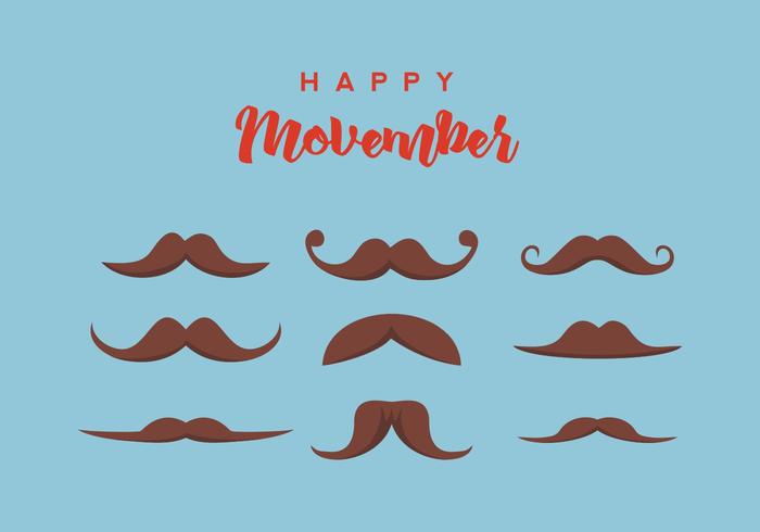 FREE MOVEMBER VECTOR