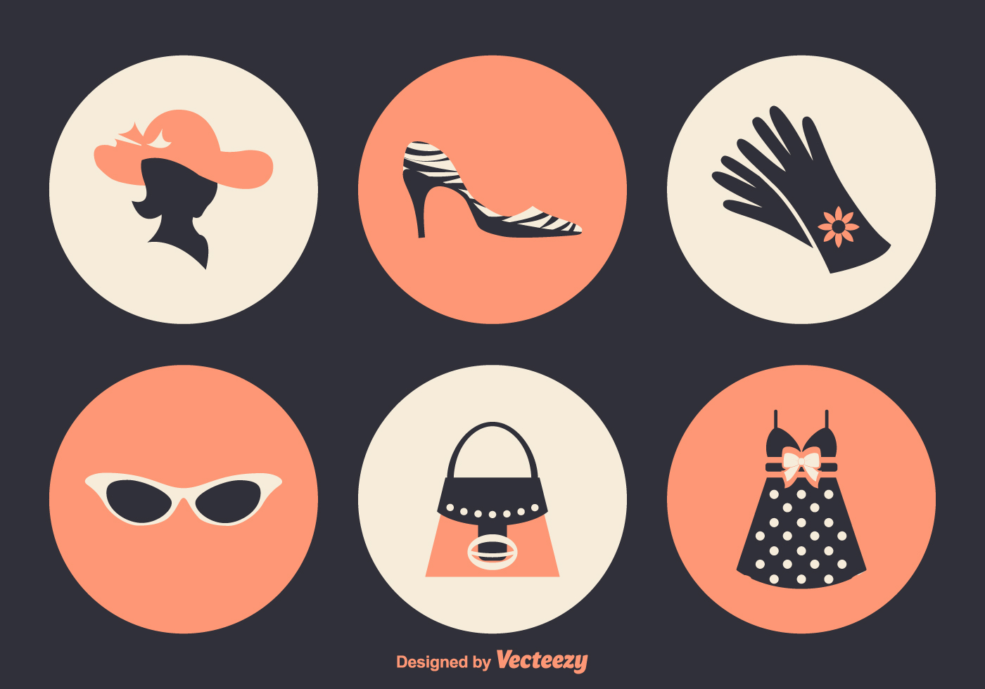 Download Ladies Fashion Vector Icons - Download Free Vector Art, Stock Graphics & Images