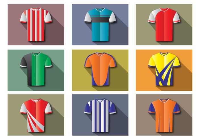 Football Kit Flat Vectors