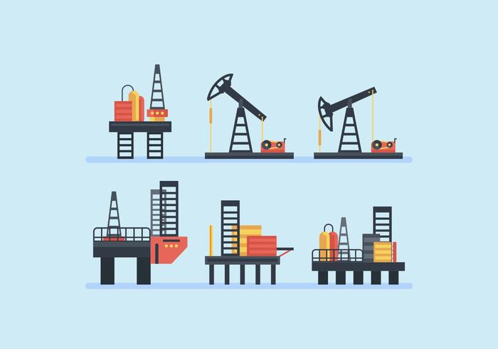 FREE OIL FIELD VECTOR