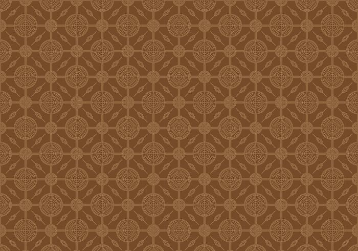 Free Batik Pattern Vector 9