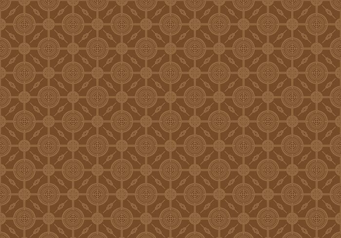 Free Batik Pattern Vector 9