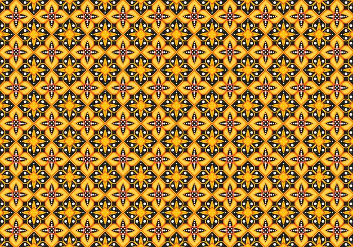 Free Batik Pattern Vector 6