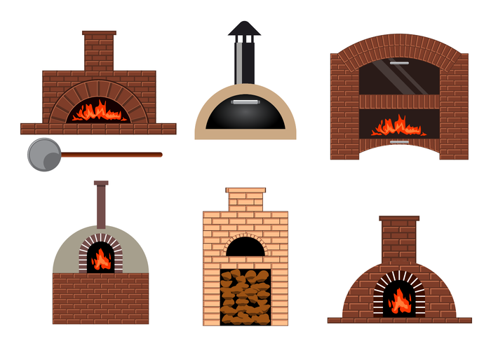 Free Pizza Oven Vector