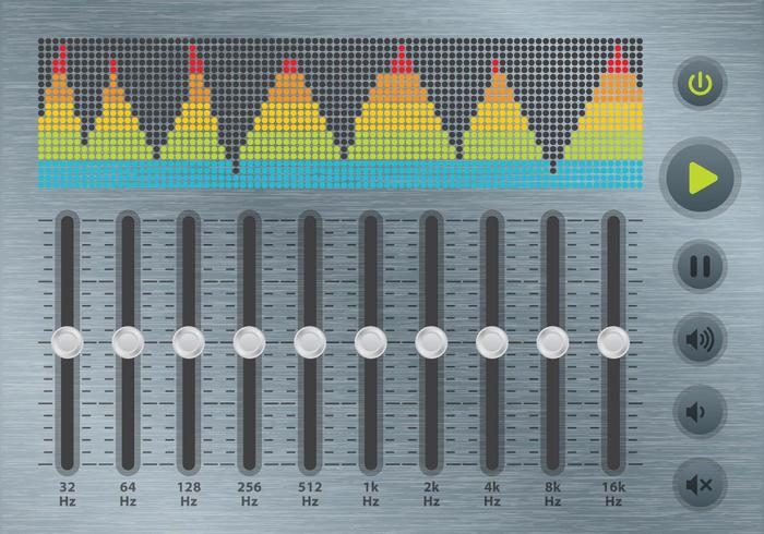 Ecualizador y Soundbar vector