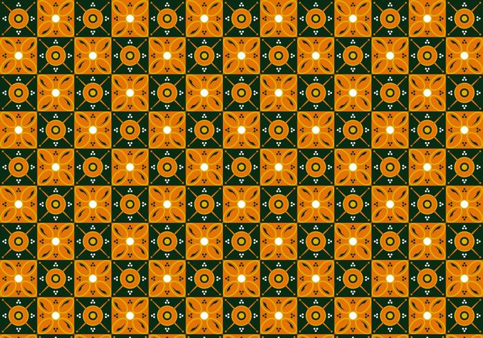 Free Batik Pattern Vector 4