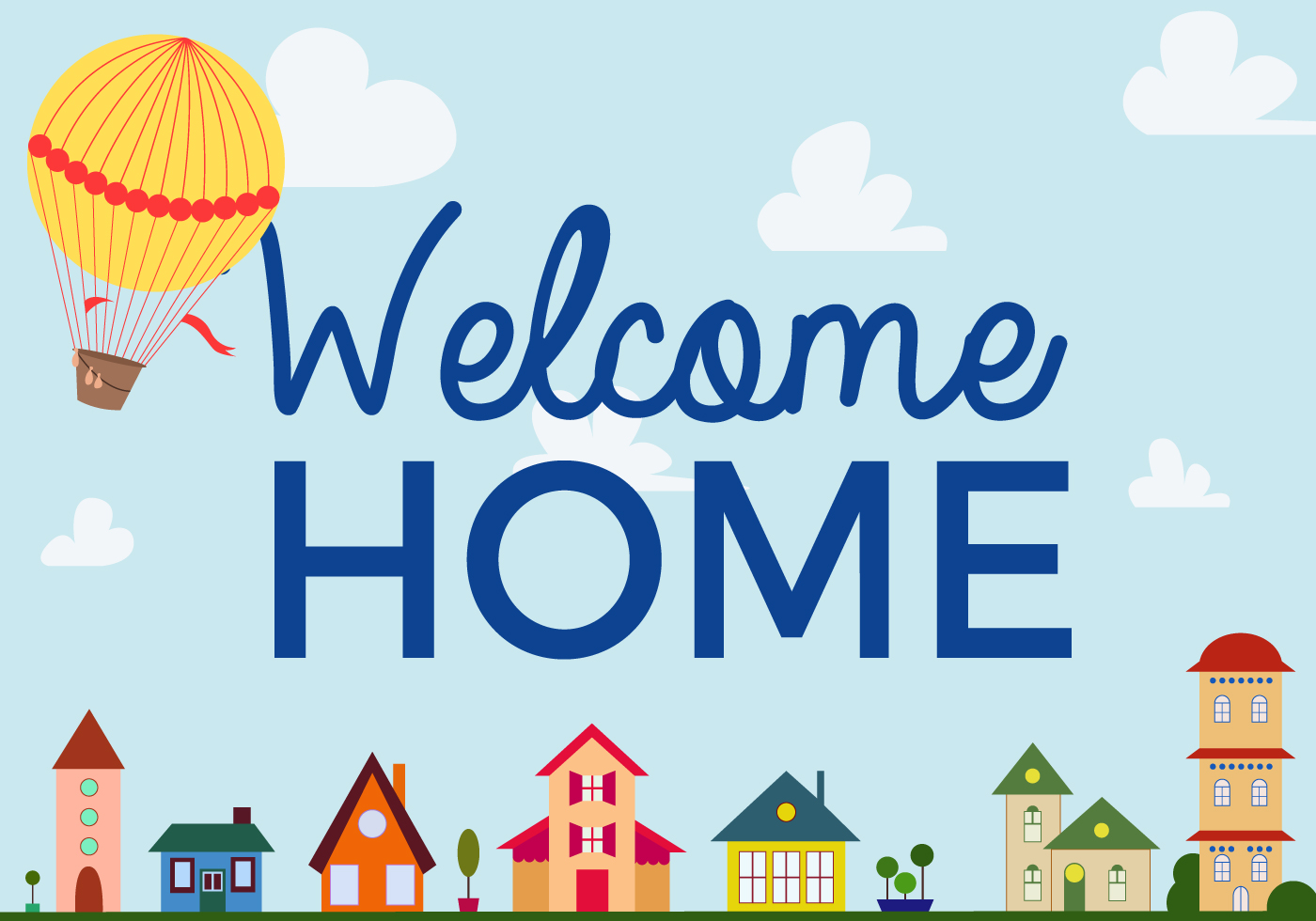 Welcome Home Vector Art, Icons, and Graphics for Free Download