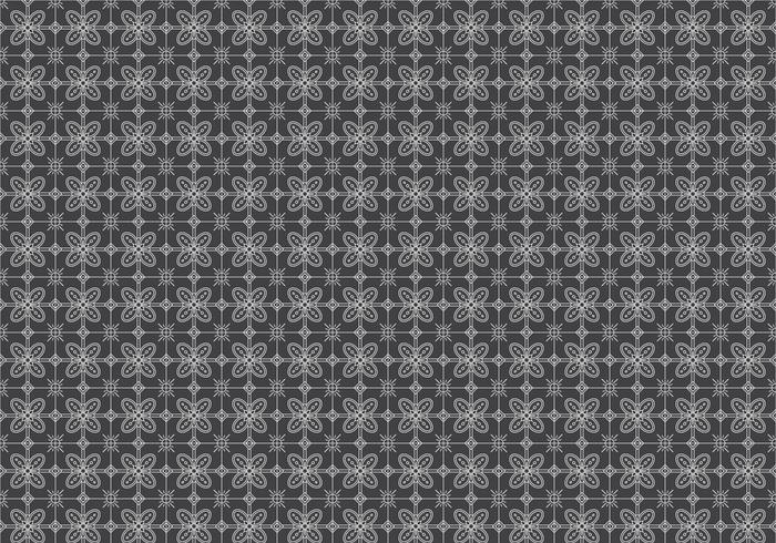 Free Batik Pattern Vector 7