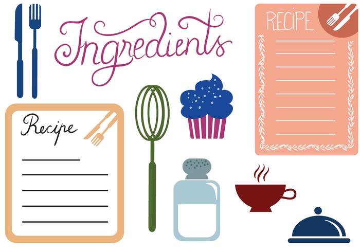 Free Recipe Vectors