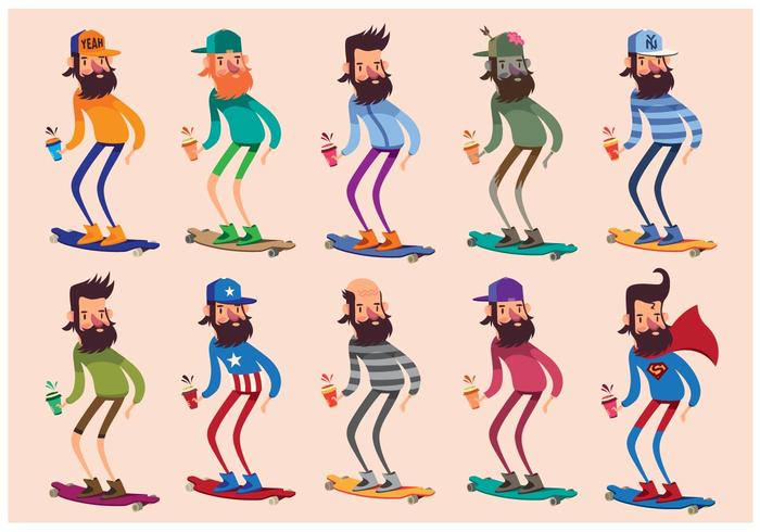 Longboard Man Vector Longboard Man Vector