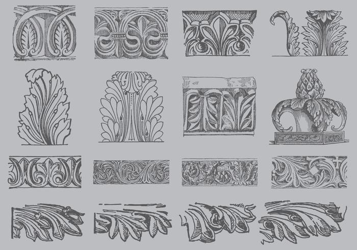 Acanthus Ornament Vectors