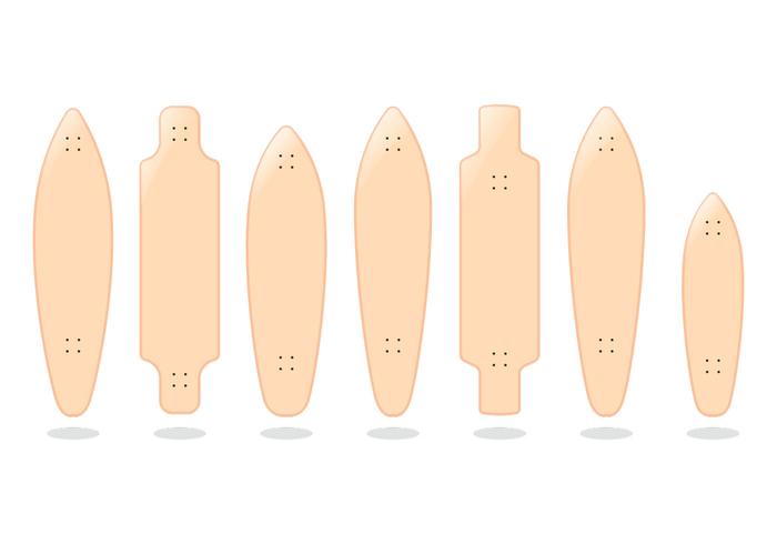 Hawaiian Longboard Vectors Hawaiian Longboard Vectors