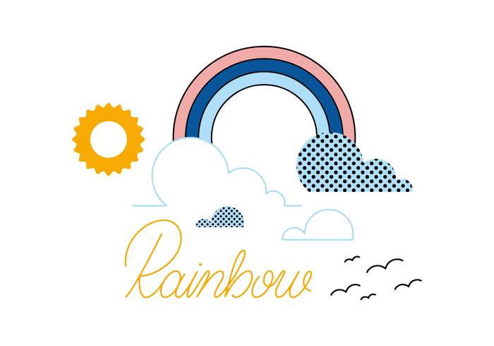 Free Rainbow Vector