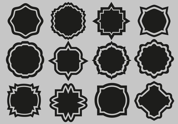 Free Labels Set Vector