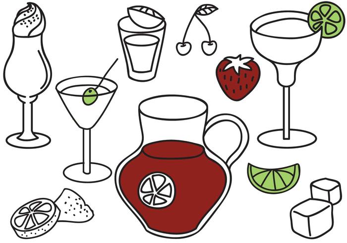 Free Beverages Vectors