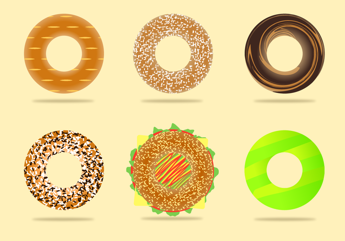Free Bagel Vector Free Bagel Vector