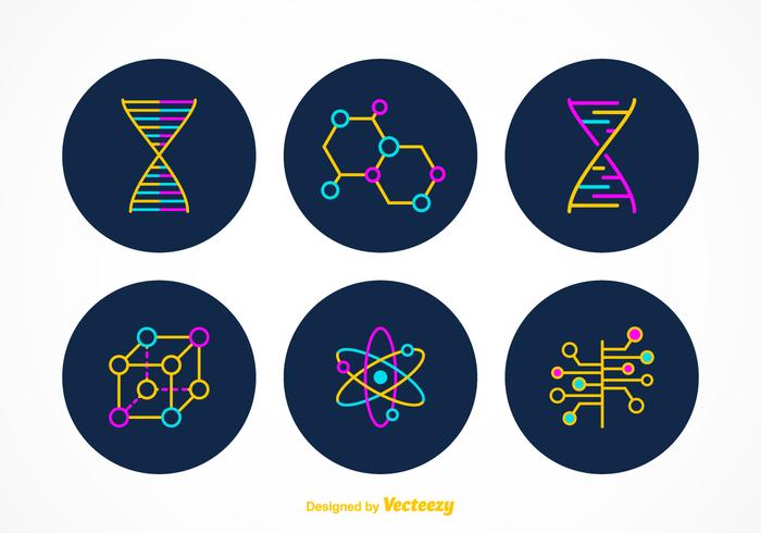 Nanotechnology Vector Symbols