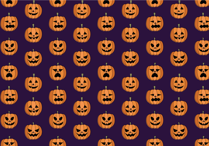 Free Pumpkin Pattern Vector Free Pumpkin Pattern Vector