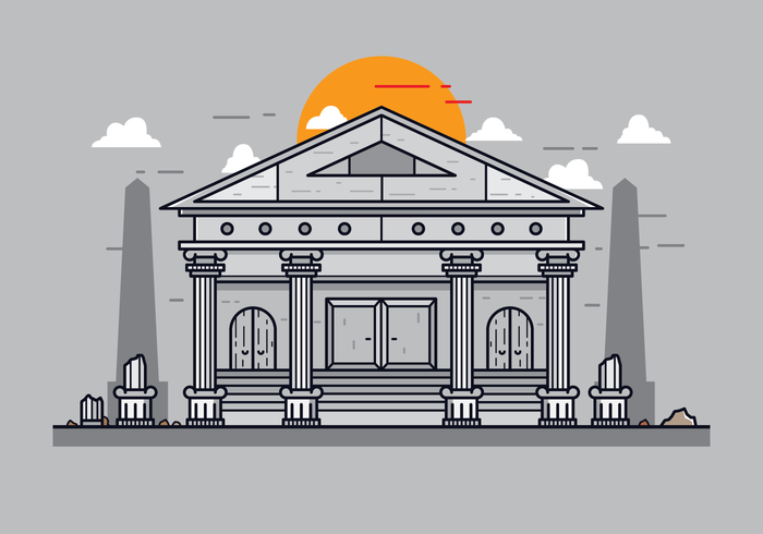 Roman Building Vector