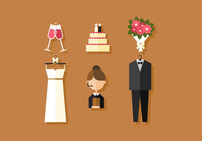 Vector Wedding Icons