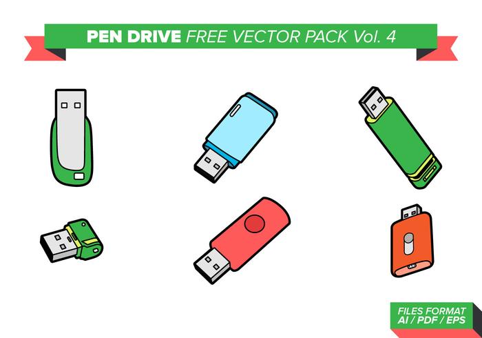 Pen Drive Free Vector Pack Vol. 4 Pen Drive Free Vector Pack Vol. 4