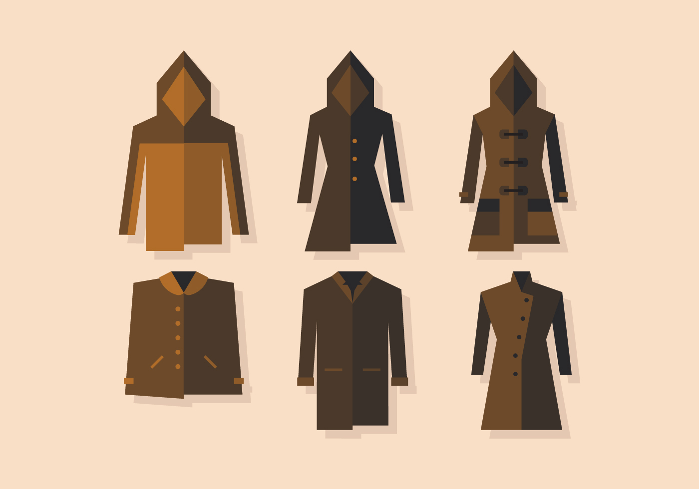 Download Vector Winter Coat - Download Free Vectors, Clipart Graphics & Vector Art