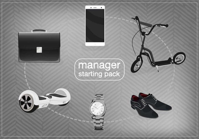 Free Manager Starter Pack Vector Free Manager Starter Pack Vector
