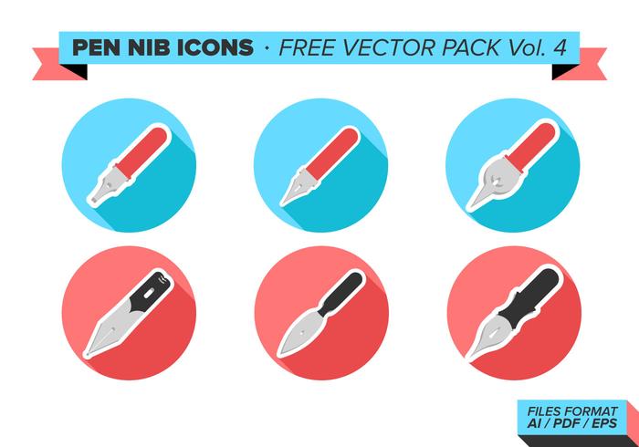 Pen Nib Icons Free Vector Pack Vol. 4 Pen Nib Icons Free Vector Pack Vol. 4