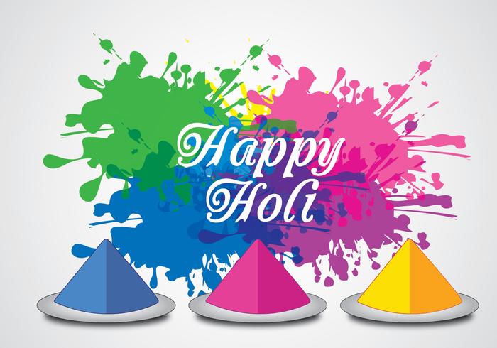 Happy Holi Background Vector