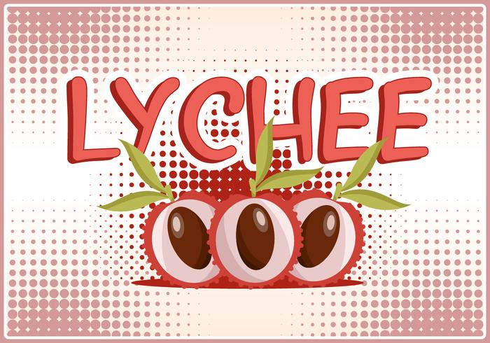 Free Vector Lychee Fruits