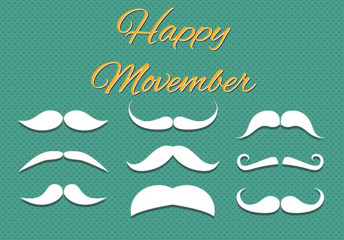 Free Happy Movember Vector Free Happy Movember Vector