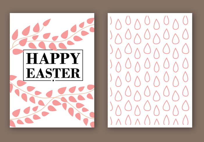 Free Easter Card Vector Free Easter Card Vector