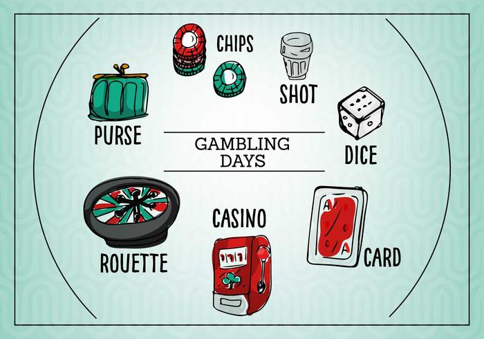 Free Gambling Day Vector