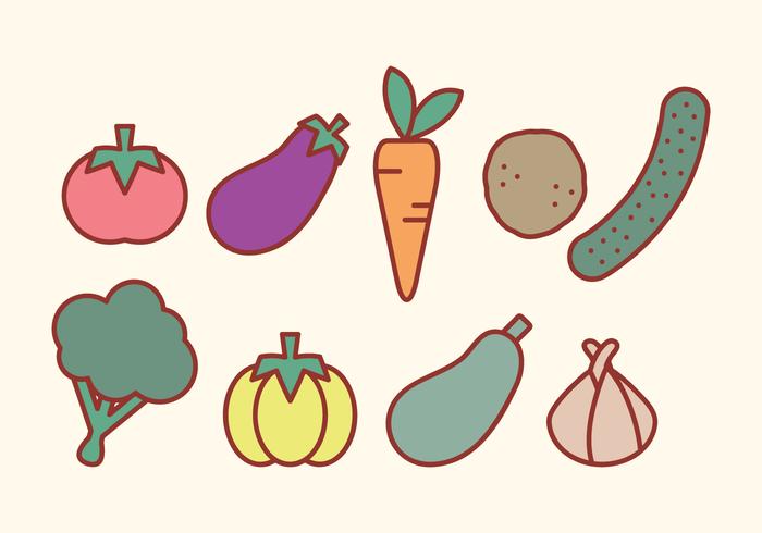 Vegetales del vector