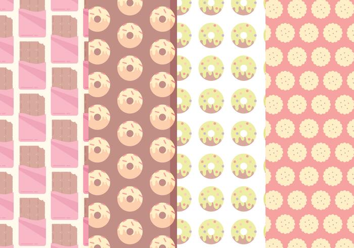 Vector Sweets Patterns Vector Sweets Patterns