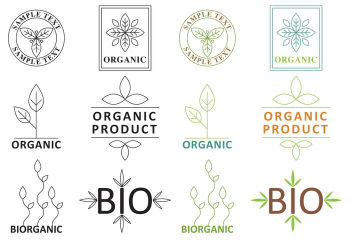 Organic Plant Logos Organic Plant Logos
