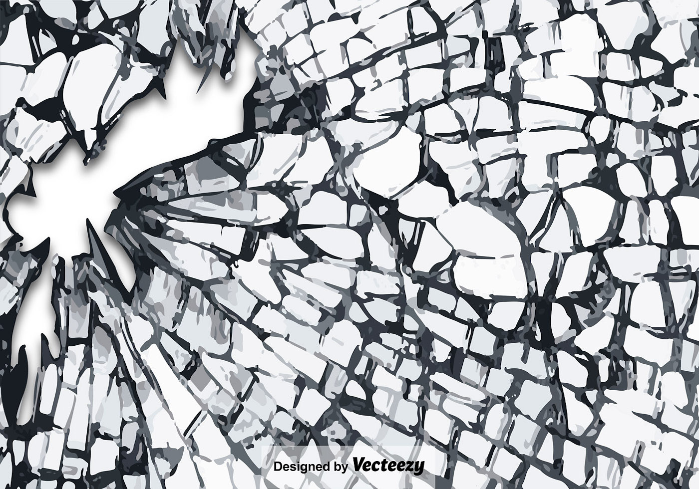 Vector Cracked Glass Texture 109308 Vector Art at Vecteezy