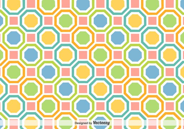 Vector Background With Colorful Geometric Figures