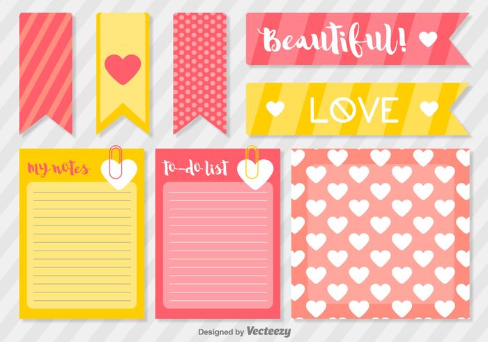 Vector Vintage Love Elements Collection Vector Vintage Love Elements Collection